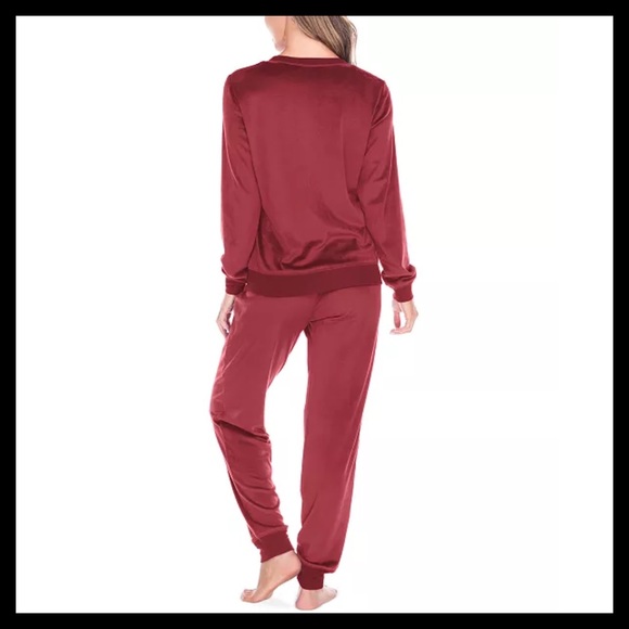 HONEYDEW Dream Queen Fleece Loungewear Set Color: Vixen - Picture 3 of 4